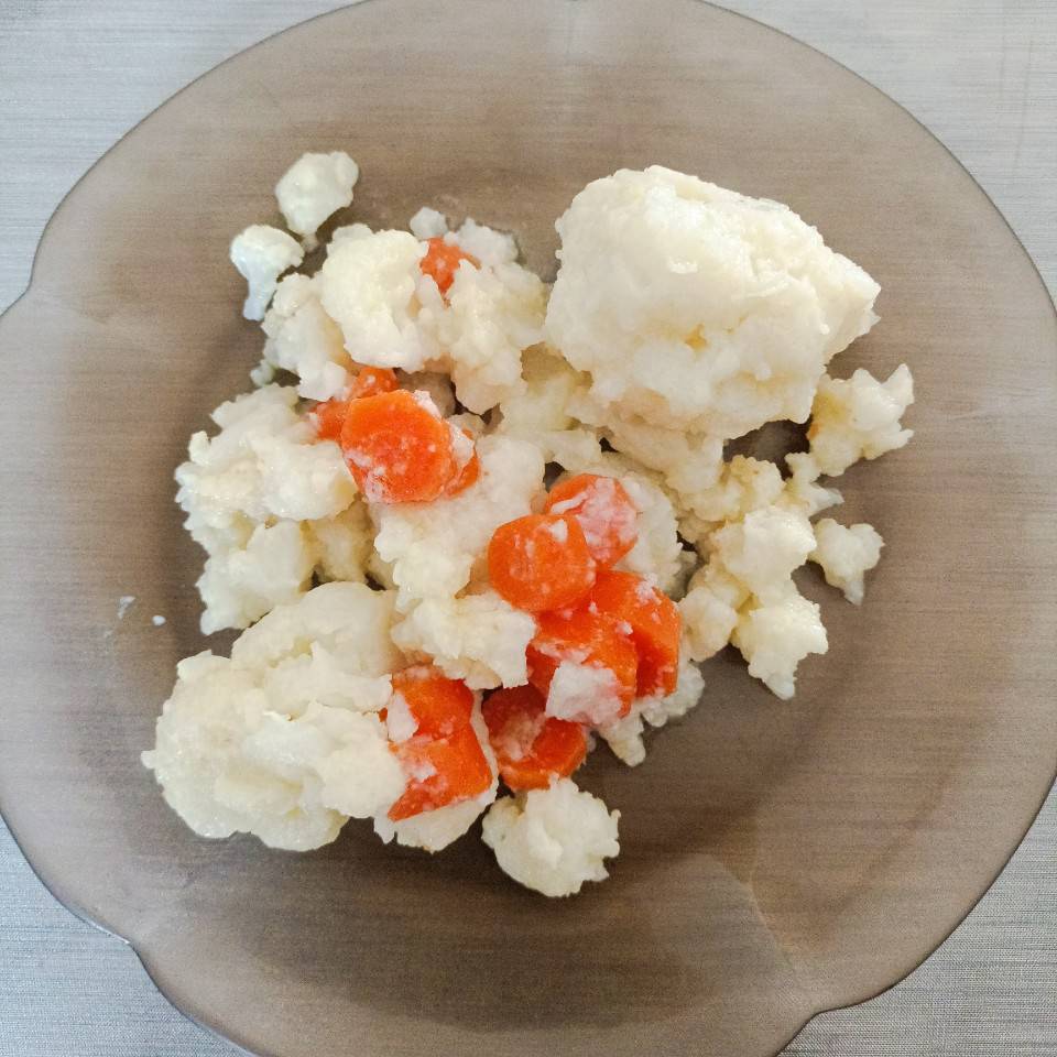 Coliflor con zanahoria Coliflor con zanahoria