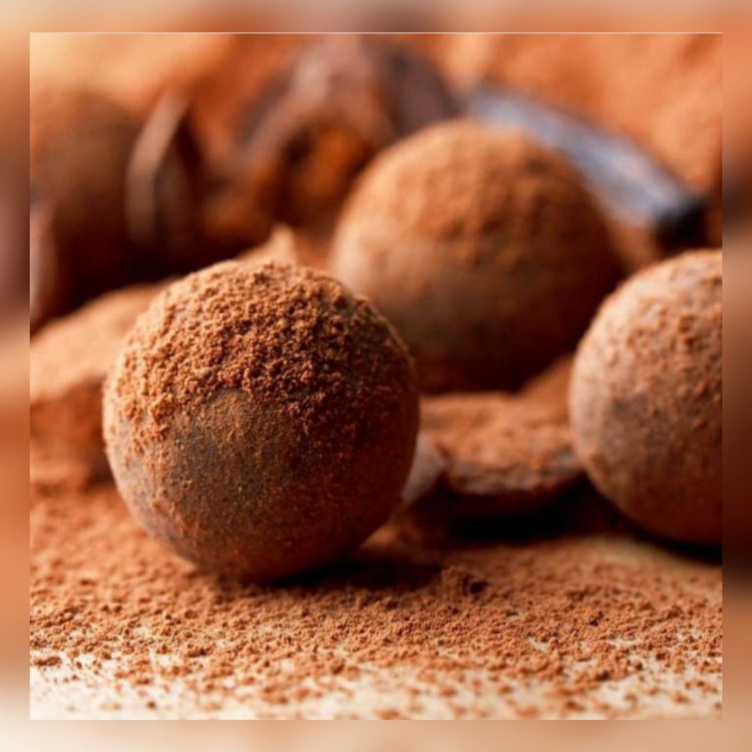 Trufas de chocolate y naranja Trufas de chocolate y naranja