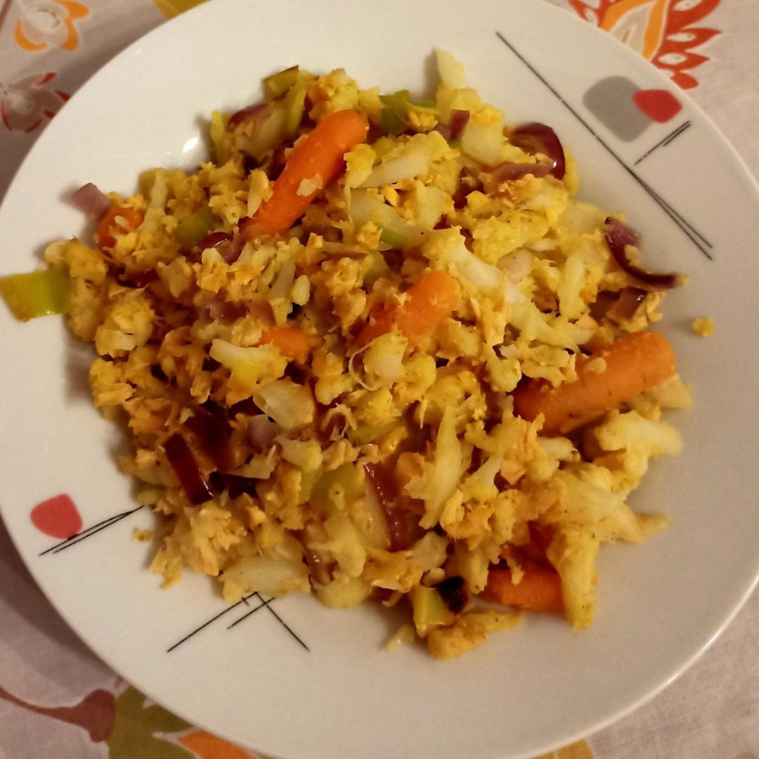 Revuelto con coliflor Revuelto con coliflor