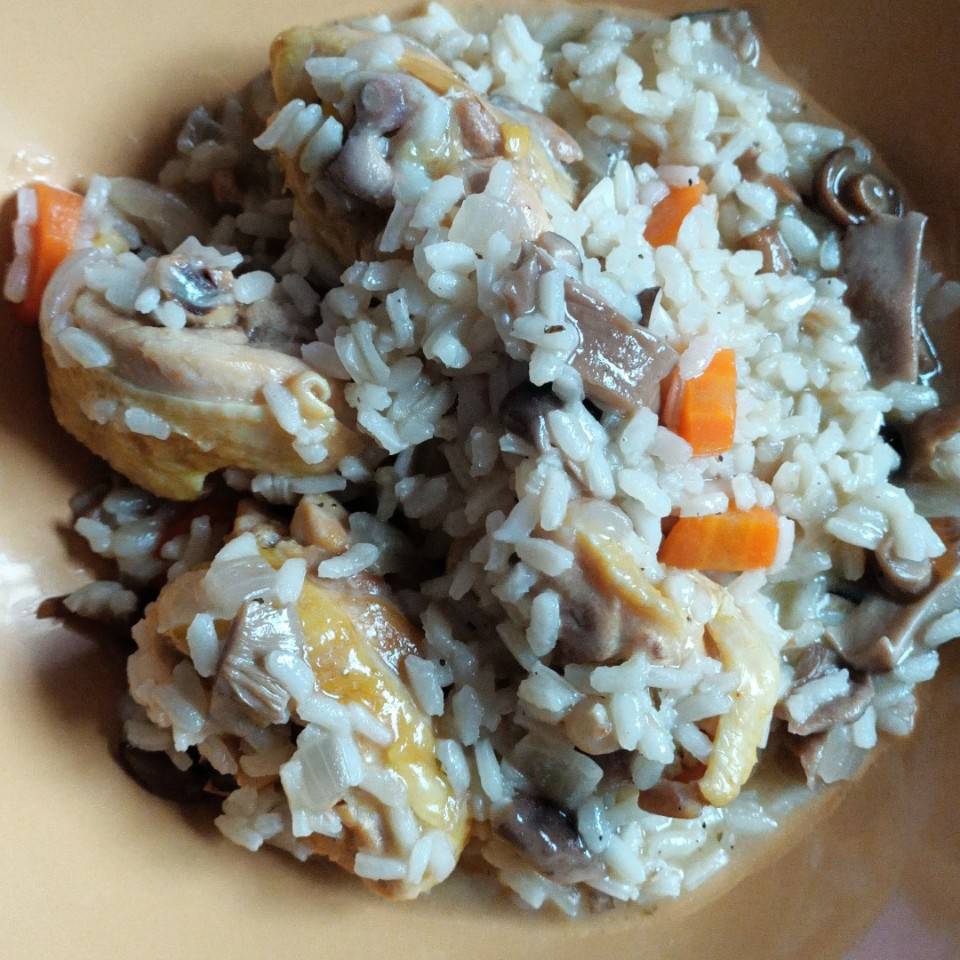 Arròs amb pollastre i bolets🍚 Arròs amb pollastre i bolets🍚