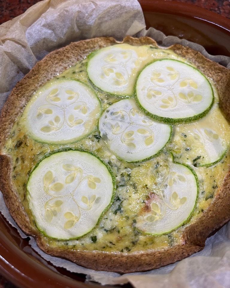 Quiche de calabacín Quiche de calabacín
