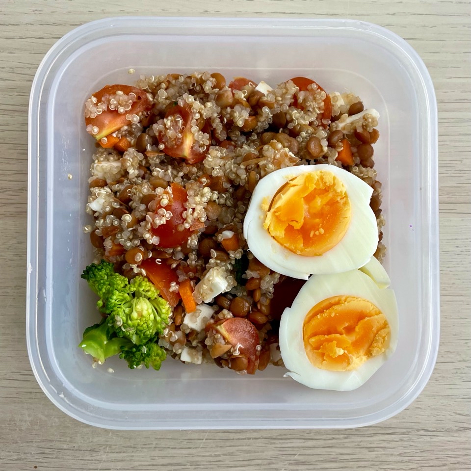 Ensalada de lentejas y quinoa Ensalada de lentejas y quinoa