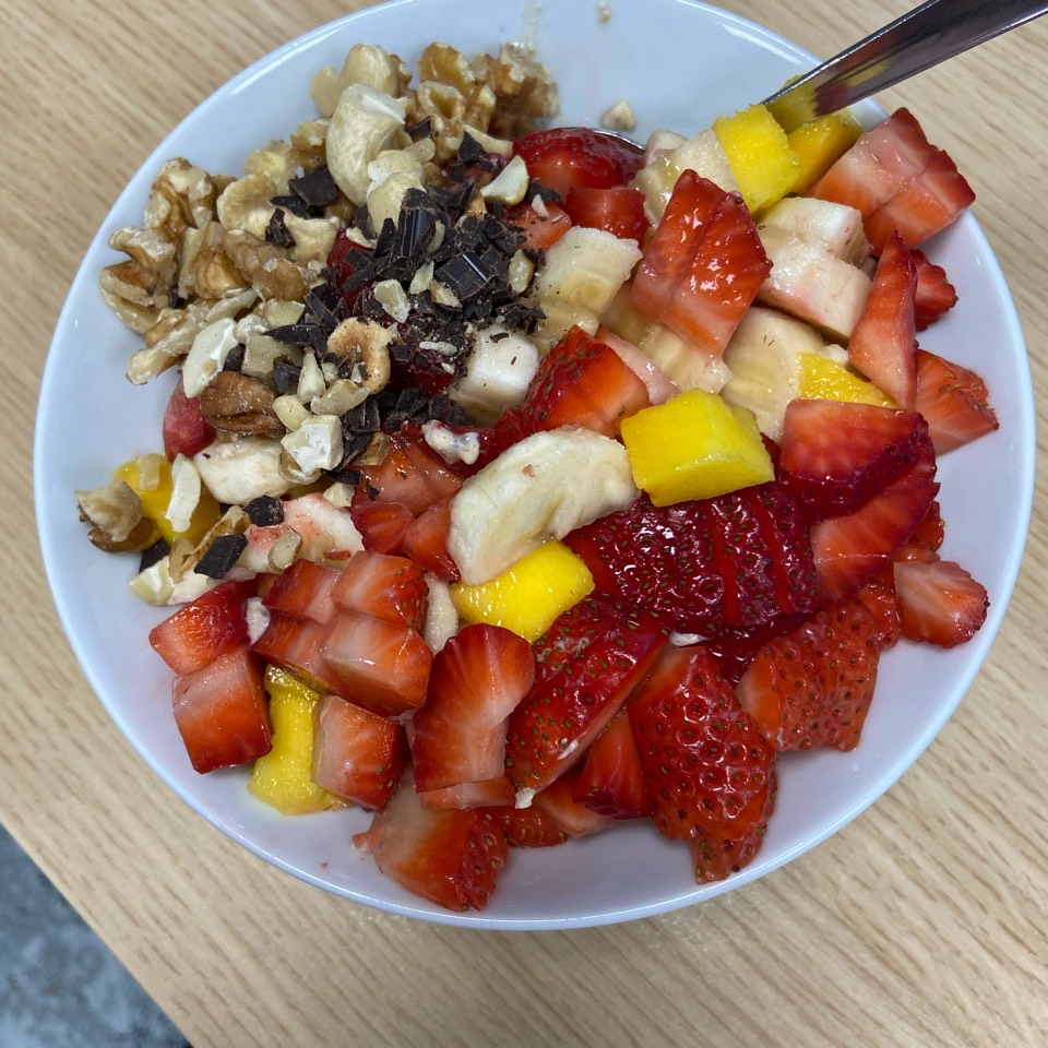 Overnight oats con fruta Overnight oats con fruta