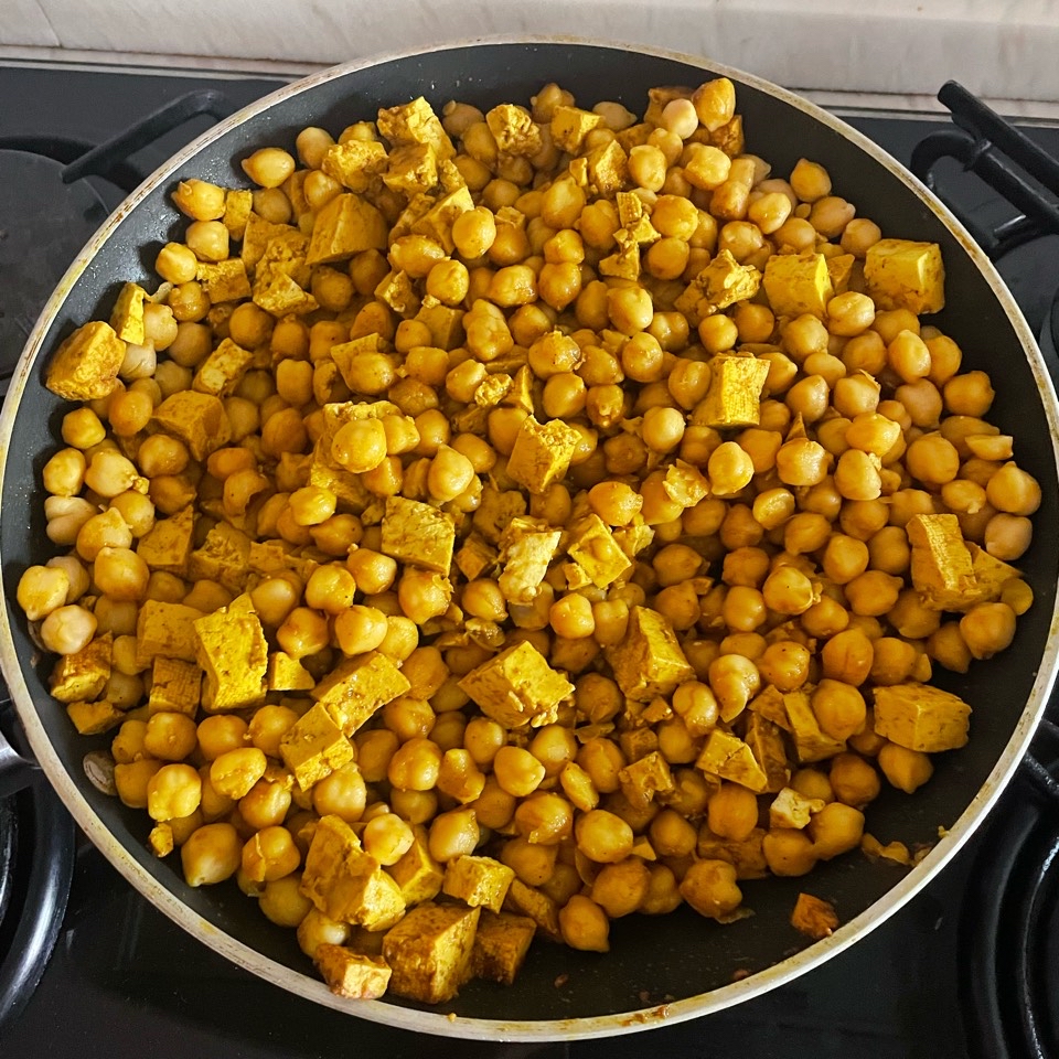 Garbanzos con tofu Garbanzos con tofu