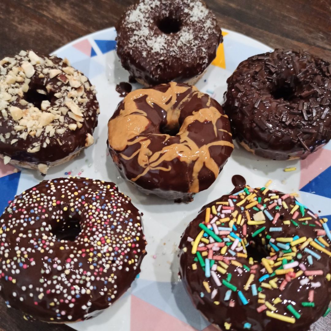Donuts veganos sin azúcar Donuts veganos sin azúcar