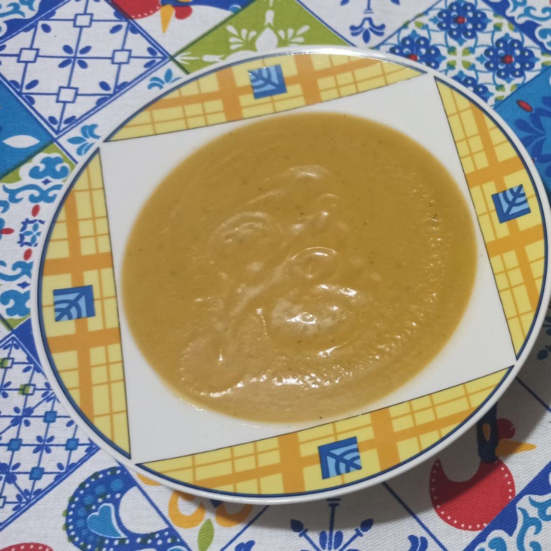 Crema de calabaza y coliflor Crema de calabaza y coliflor