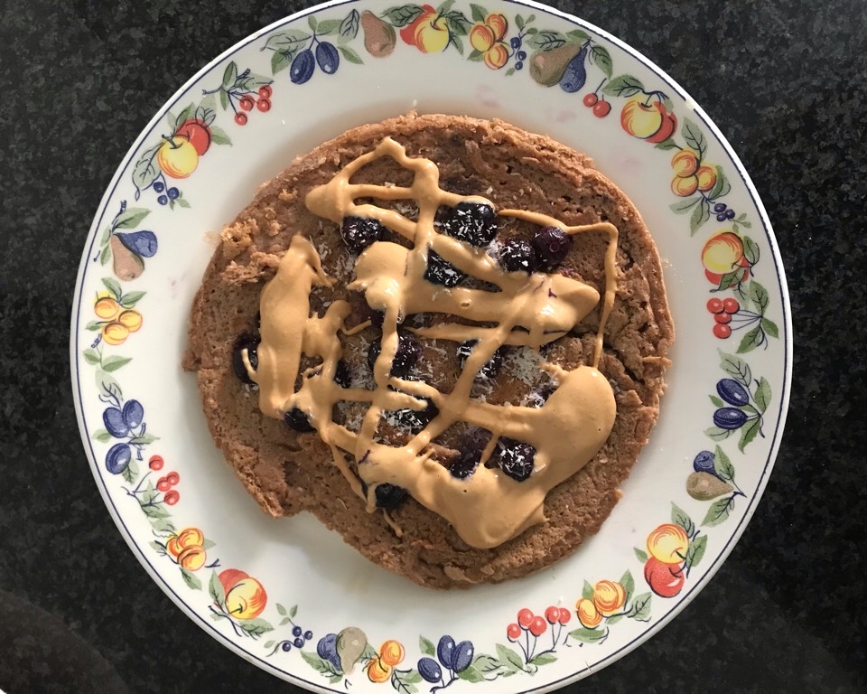 Maxi tortita de avena y manzana