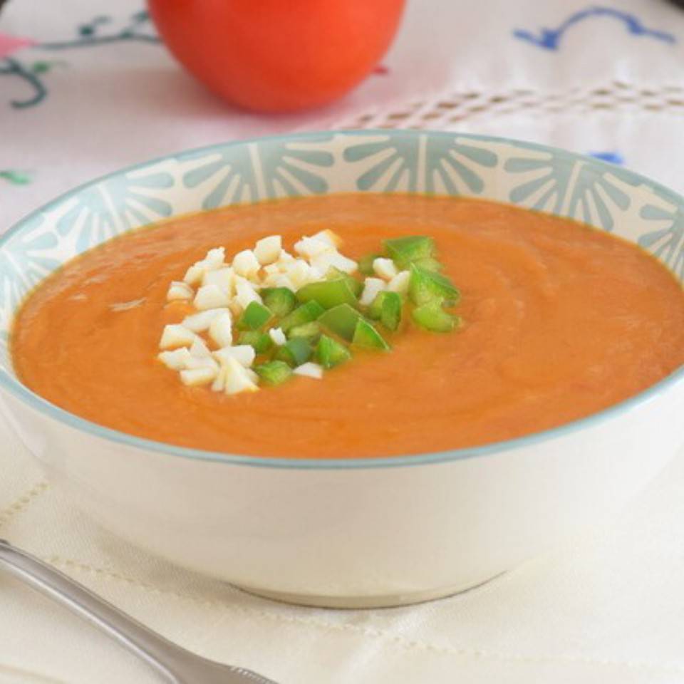Salmorejo de aguacate Salmorejo de aguacate
