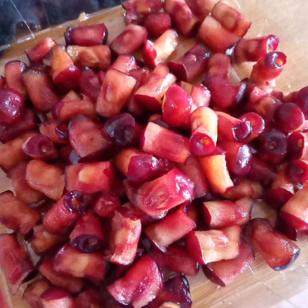 Smothie de cerezas y frutos rojos Paso 0 Smothie de cerezas y frutos rojos Paso 0