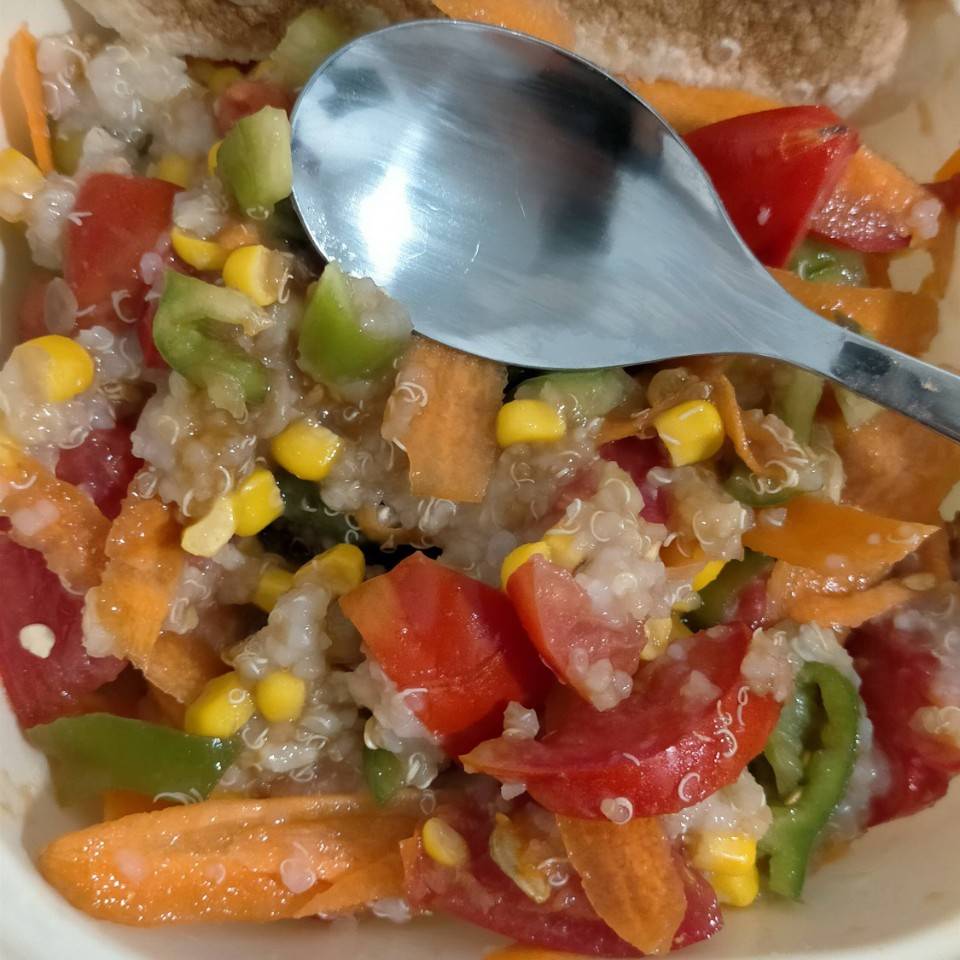 Quinoa con verduras 🥕🍅🫑