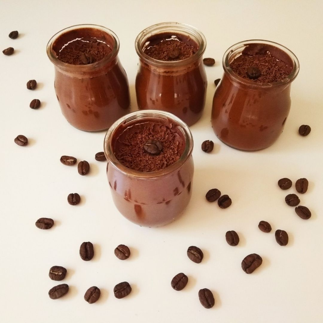 Mousse de chocolate y café Mousse de chocolate y café