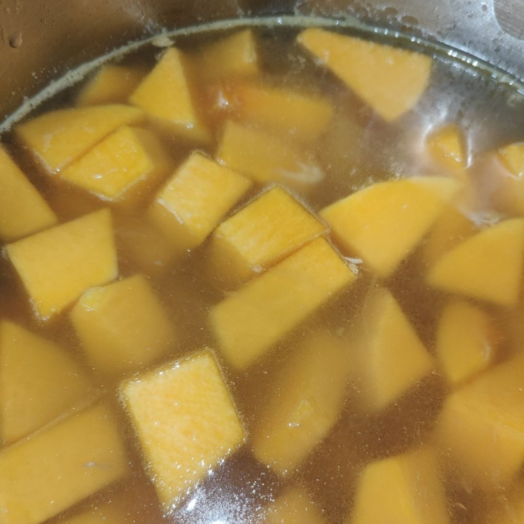 Crema de calabaza y jengibre 🧡 Paso 2 Crema de calabaza y jengibre 🧡 Paso 2