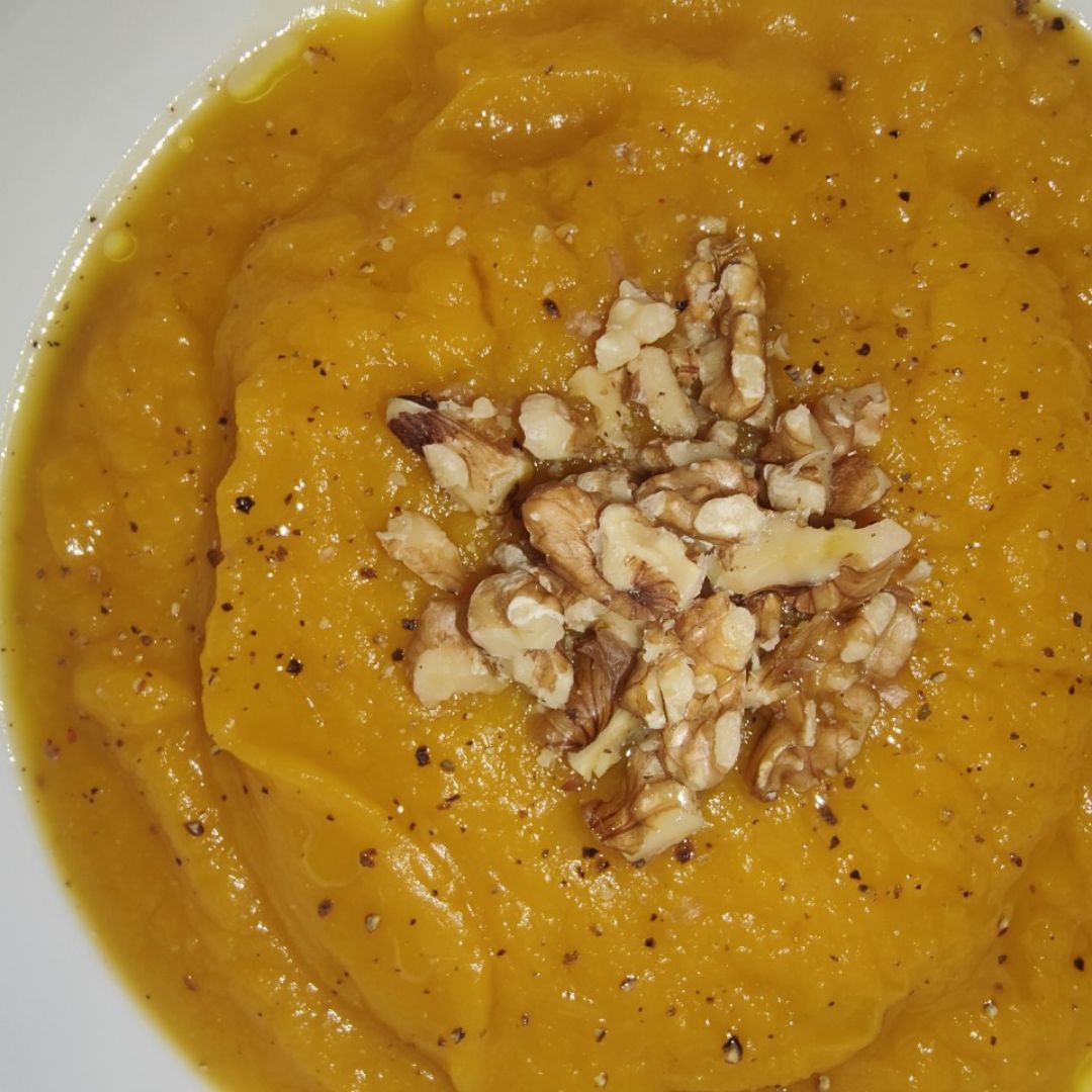 Crema de calabaza y jengibre 🧡 Paso 4 Crema de calabaza y jengibre 🧡 Paso 4