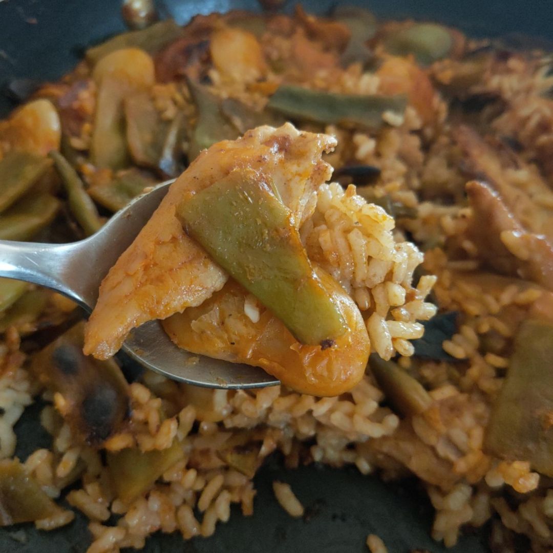 Paella estilo Heura Paella estilo Heura