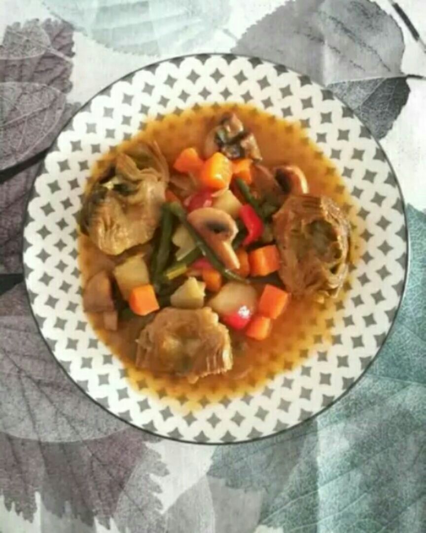 Guiso verduras. Guiso verduras.