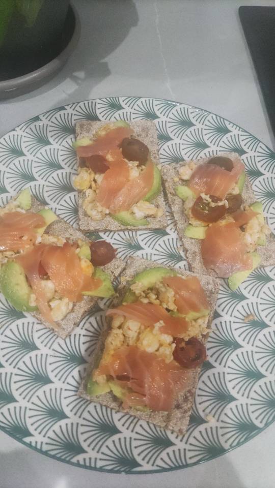 Tosta de huevos locos Tosta de huevos locos