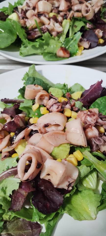 Ensalada de calamares Ensalada de calamares