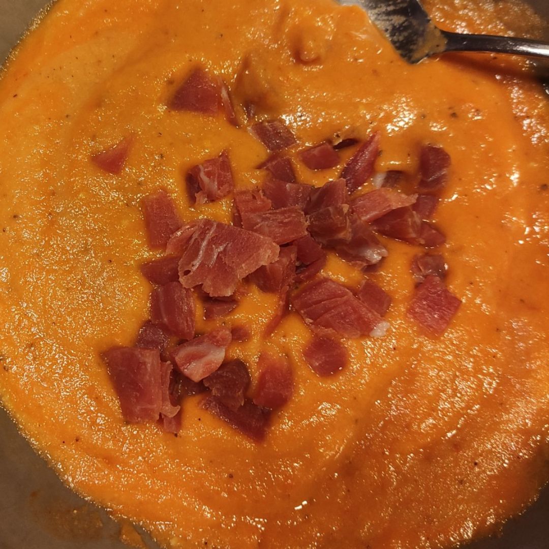 Pur茅 de tomate, cebolla y ajos al horno 馃崊 Pur茅 de tomate, cebolla y ajos al horno 馃崊