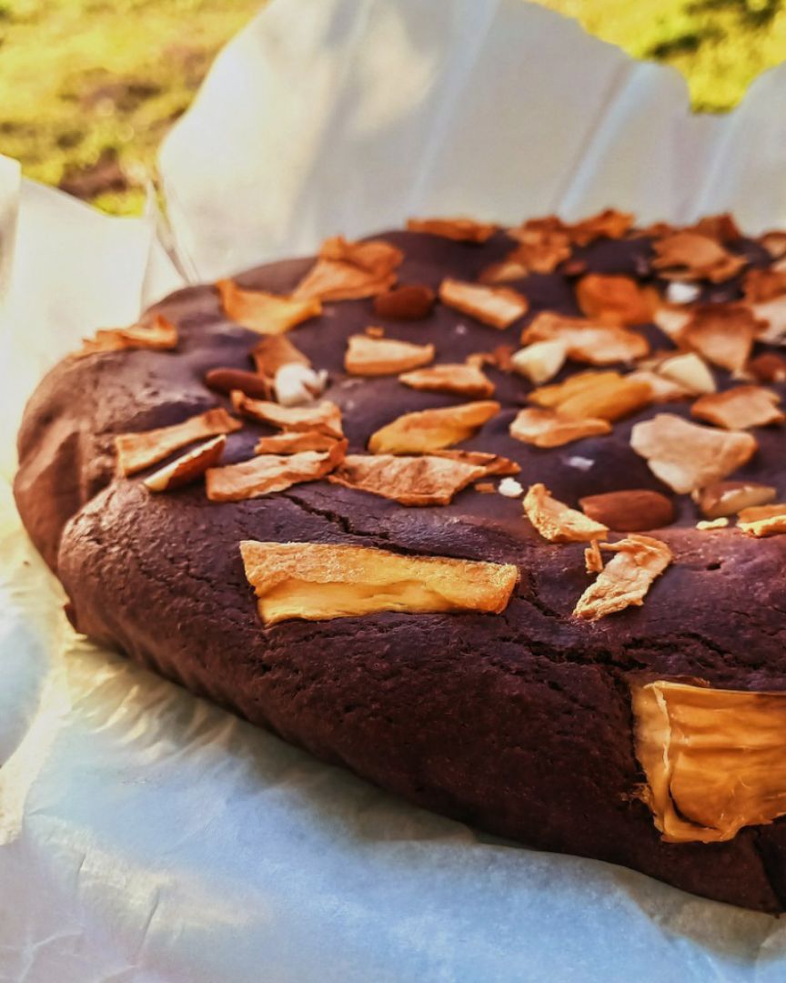 Bizcocho de café, cacao y almendras ☕🍫🌰 Bizcocho de café, cacao y almendras ☕🍫🌰