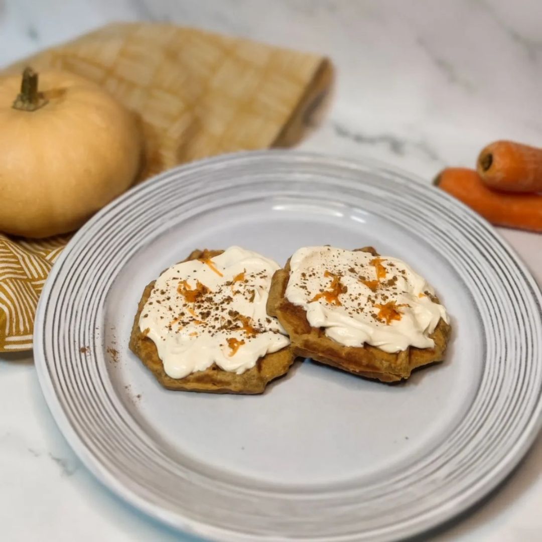 Gofres carrot cake 🥕 Gofres carrot cake 🥕