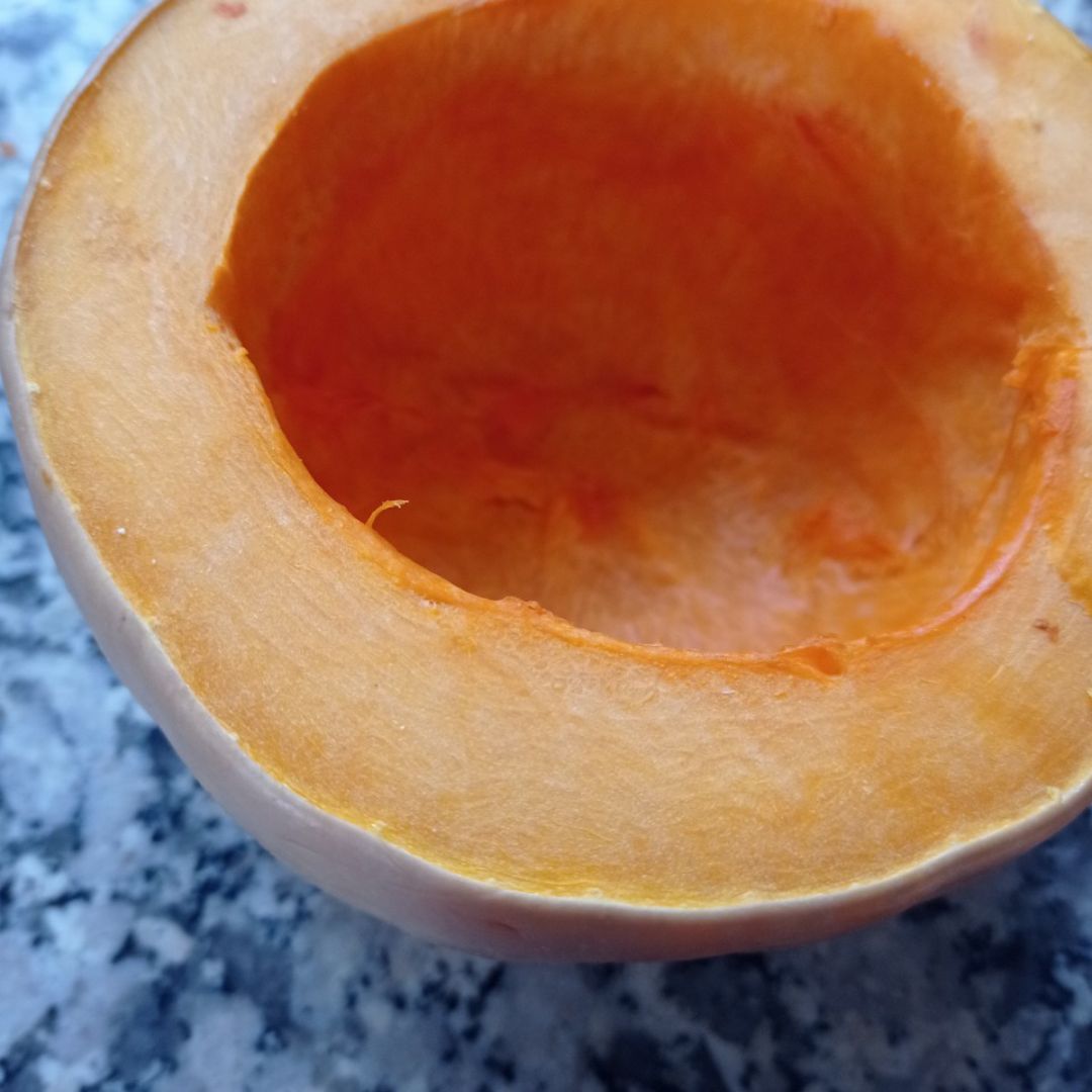 Calabaza 🎃 rellena de quinoa y verduritas Paso 0 Calabaza 🎃 rellena de quinoa y verduritas Paso 0