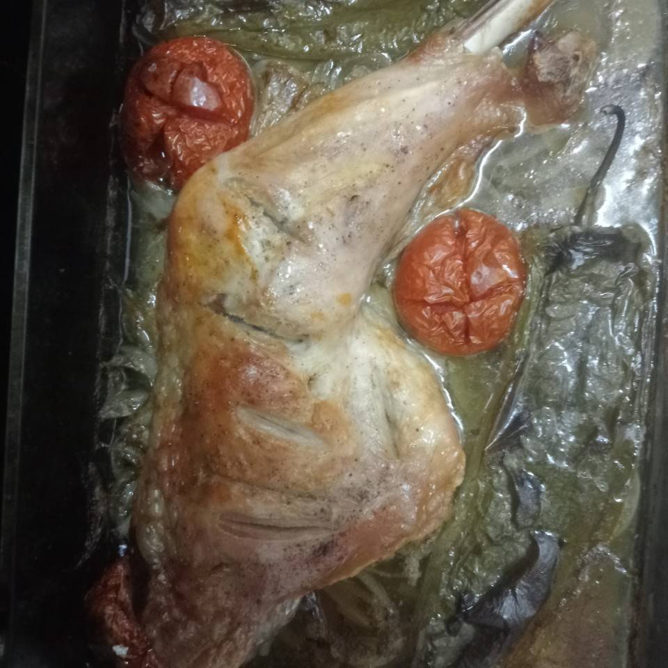Pierna de pavo al horno Pierna de pavo al horno