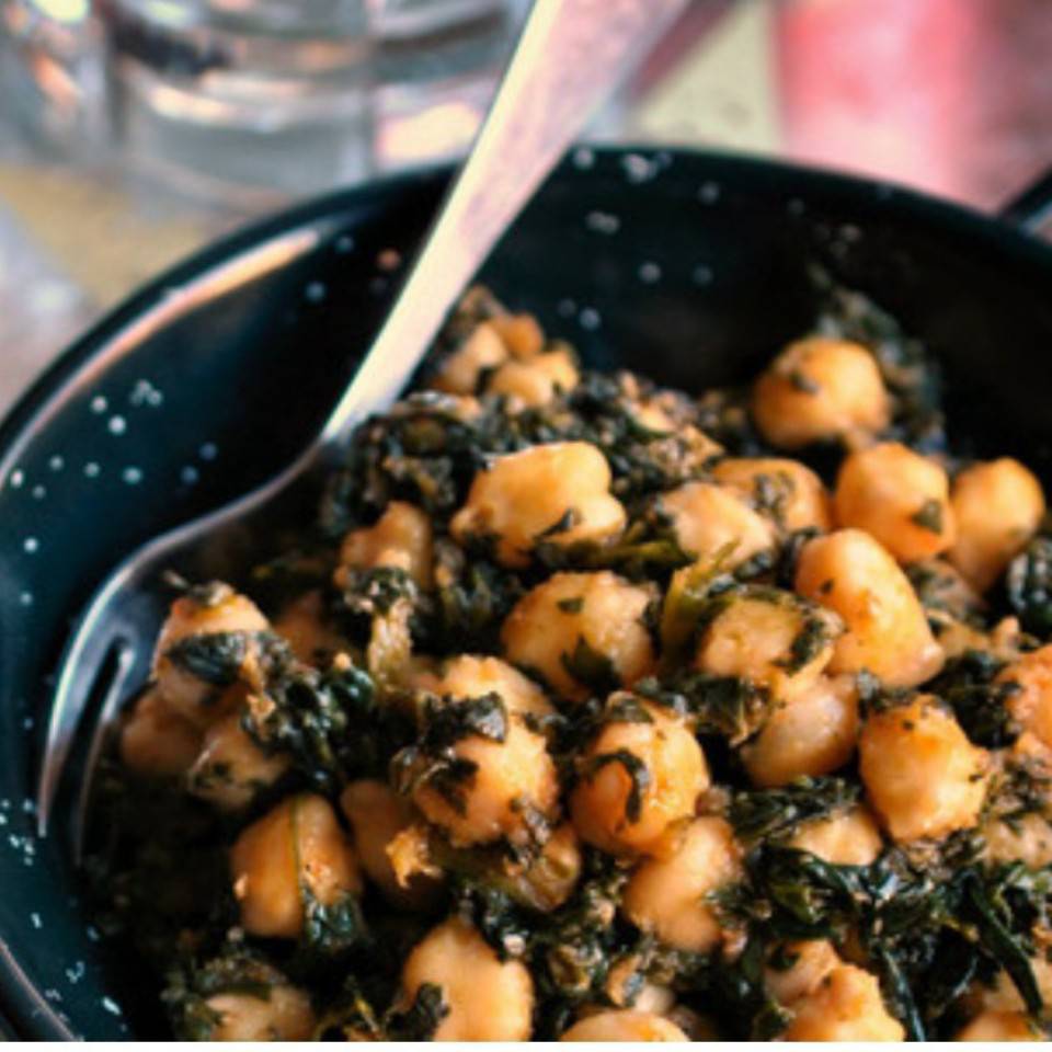 Garbanzos con espinacas Garbanzos con espinacas