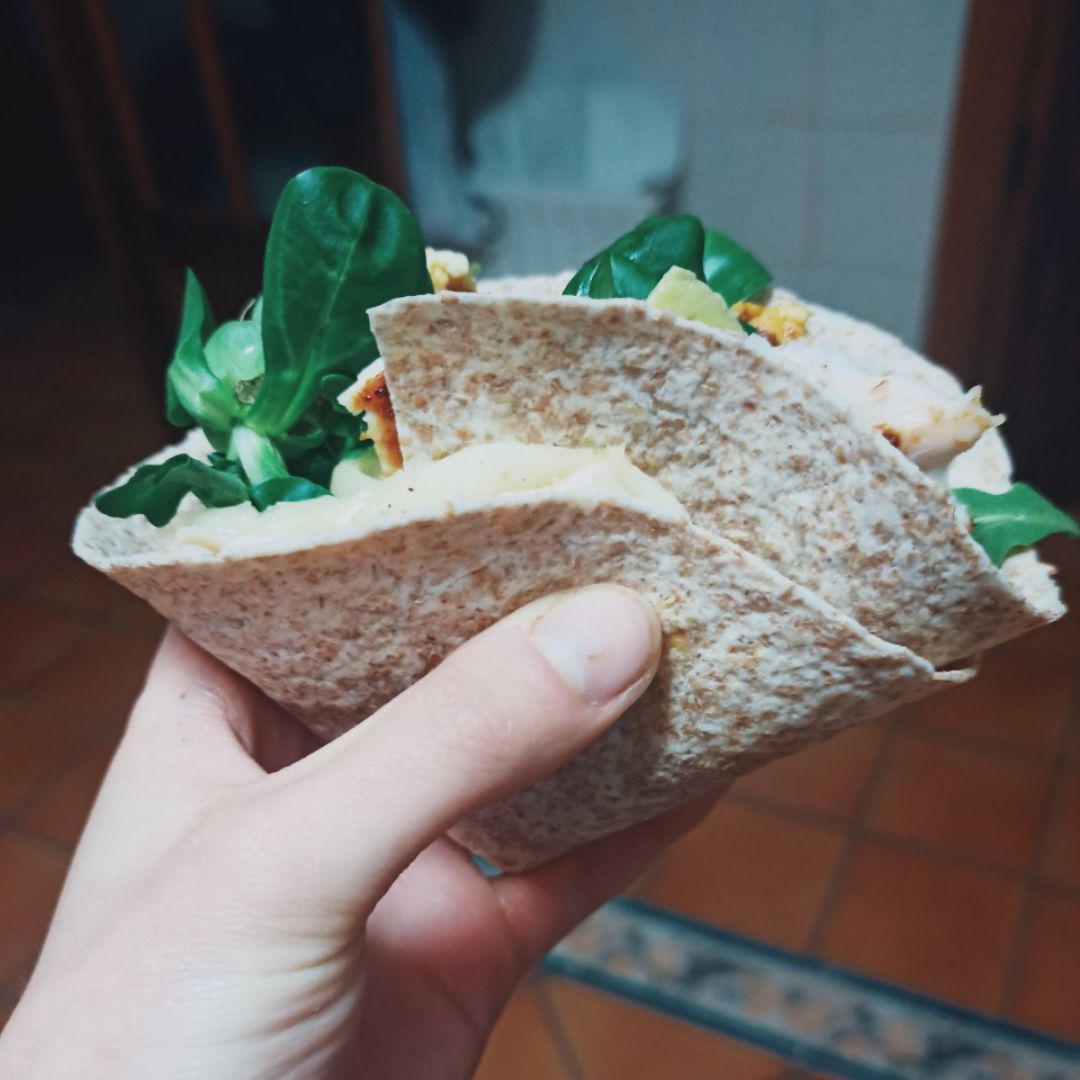 WRAP DE POLLO馃尞 Paso 2 WRAP DE POLLO馃尞 Paso 2