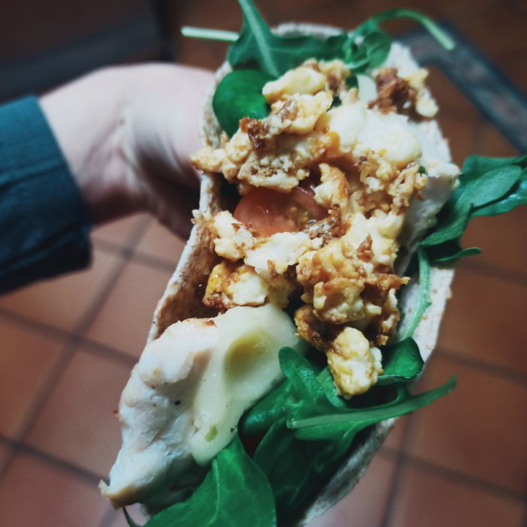 WRAP DE POLLO馃尞 Paso 3 WRAP DE POLLO馃尞 Paso 3