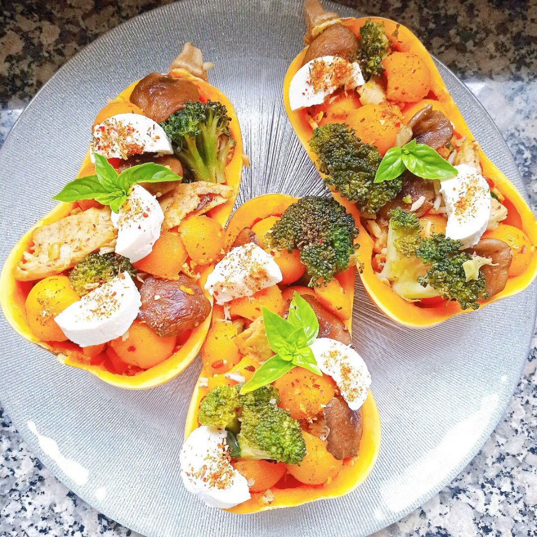 Calabazas rellenas 🎃🎃de aprovechamiento Calabazas rellenas 🎃🎃de aprovechamiento