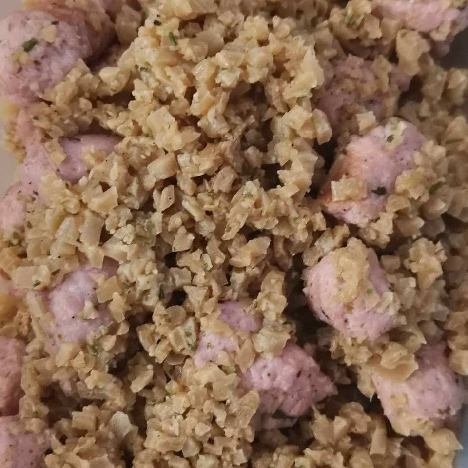 Coliarroz con longaniza de pollo