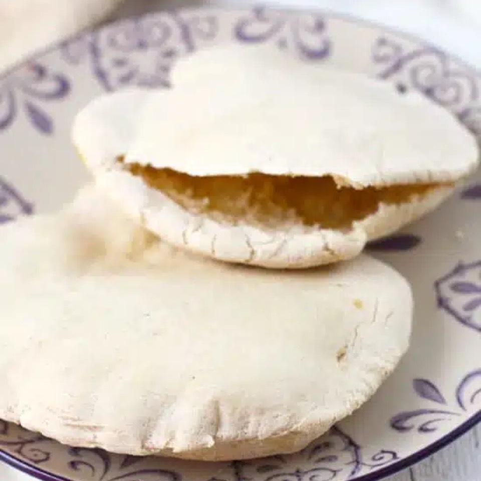 Pan de pita casero Pan de pita casero