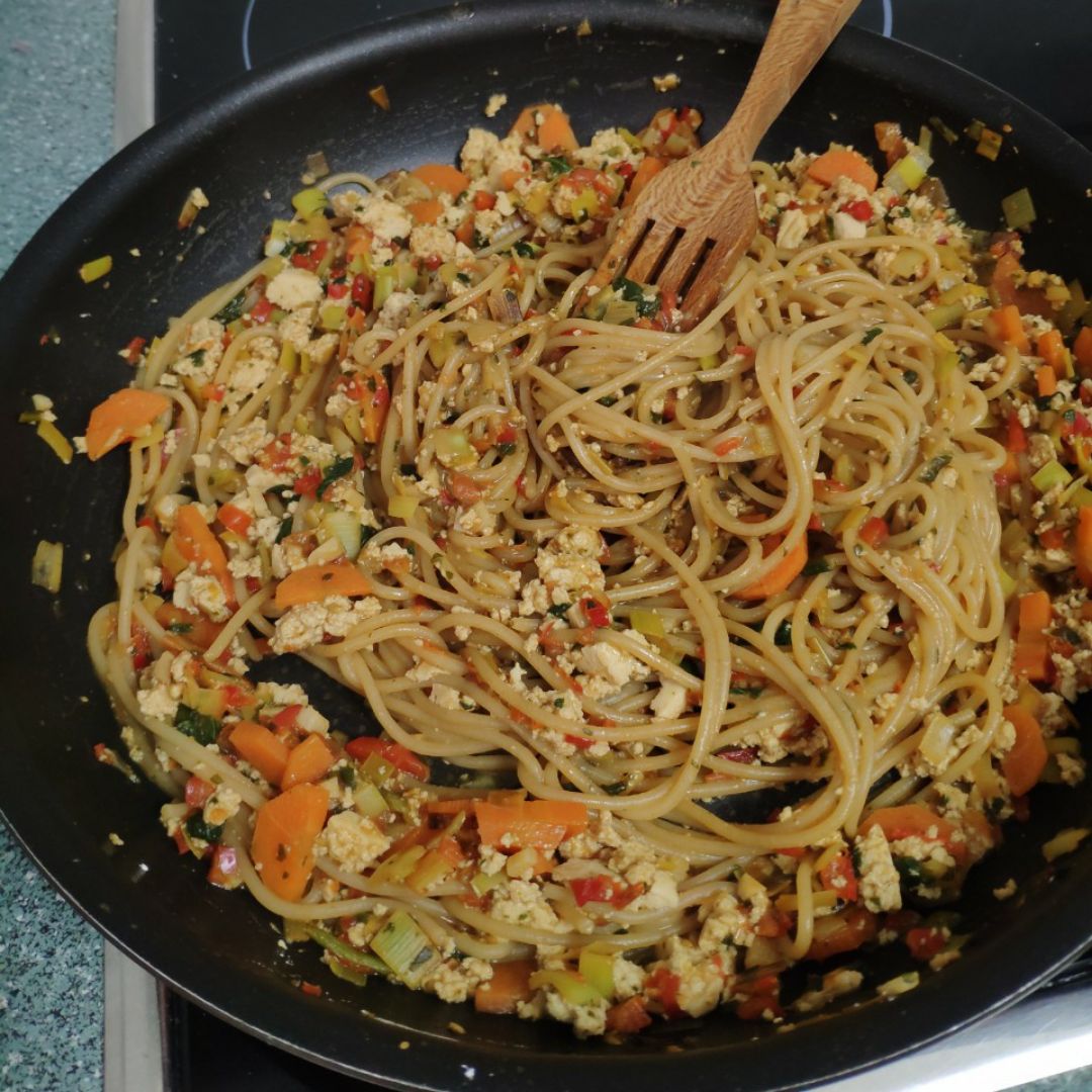 Noodles o fideos "asiáticos" Paso 5 Noodles o fideos "asiáticos" Paso 5