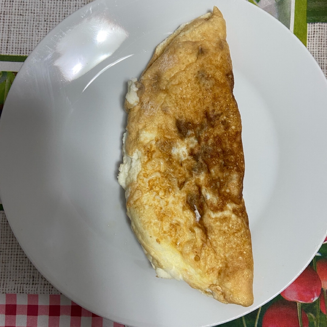 Tortilla de Claras con champiñones Tortilla de Claras con champiñones