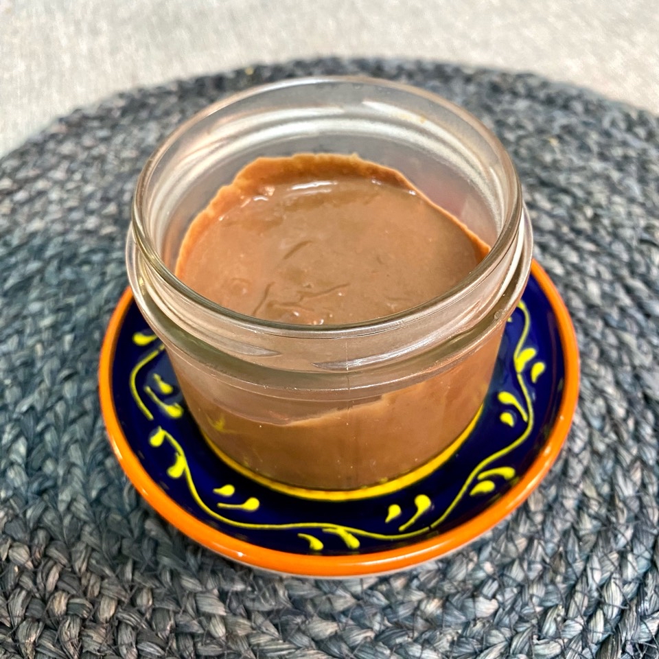 Mousse de caqui chocolateada 🍫