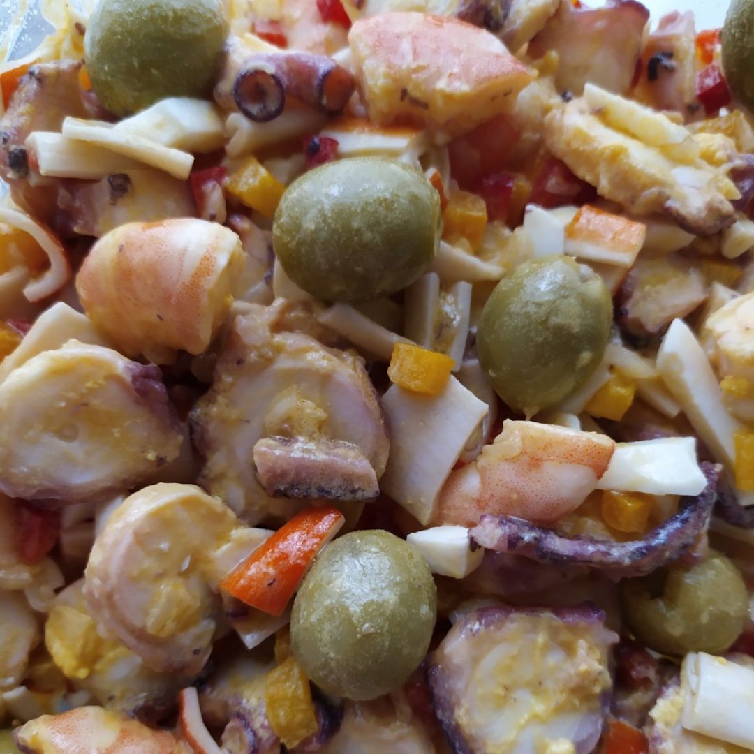 Salpicón de pulpo. Salpicón de pulpo.