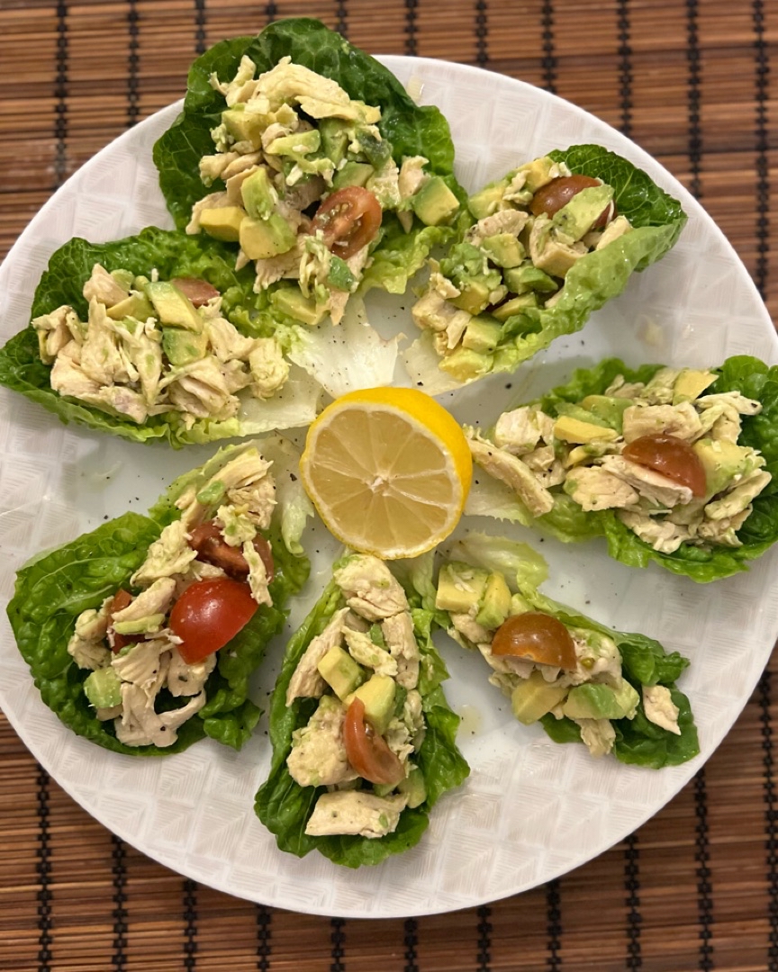 Tacos vegetales de pollo y aguacate Tacos vegetales de pollo y aguacate