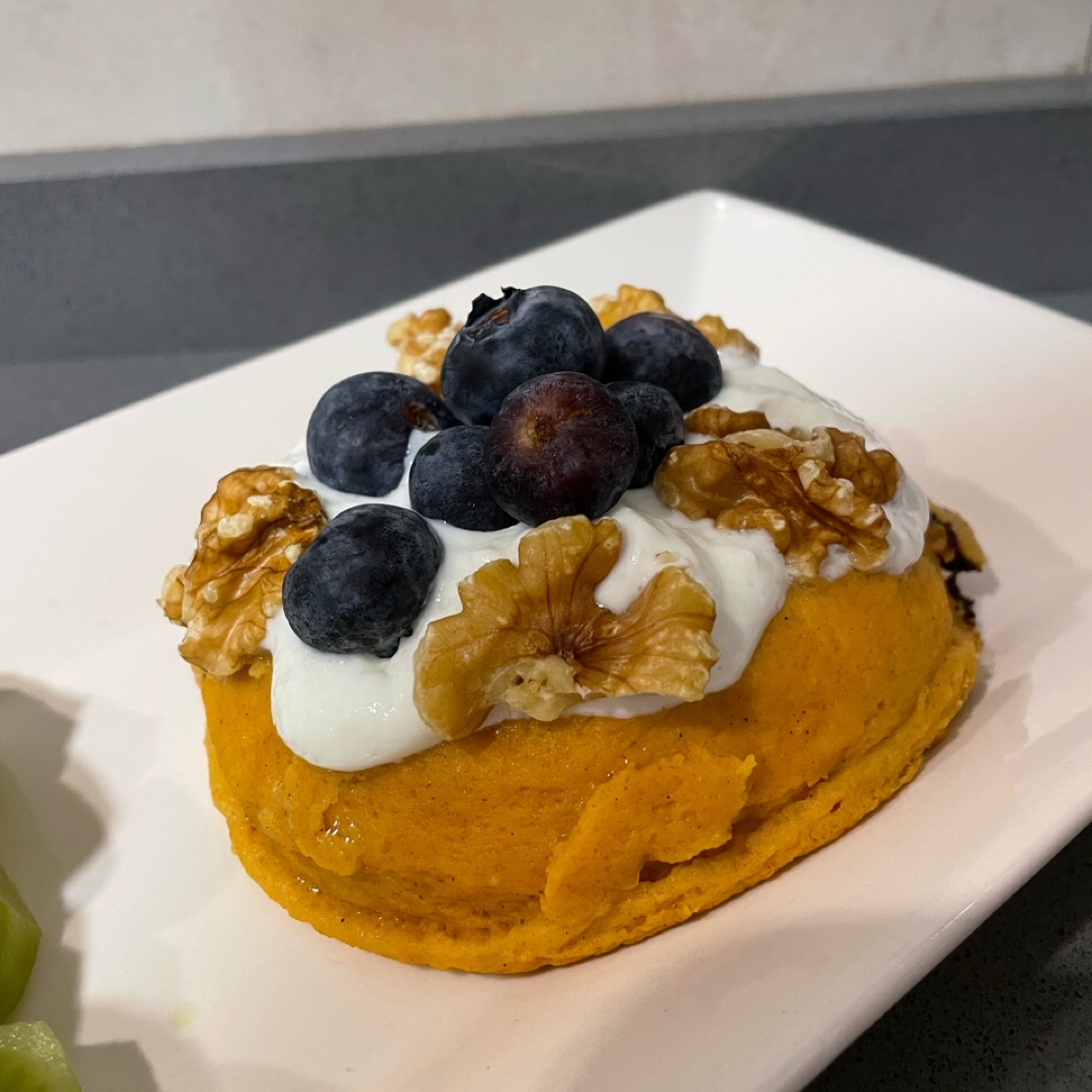 Bizcocho de calabaza asada 🎃 Paso 6 Bizcocho de calabaza asada 🎃 Paso 6