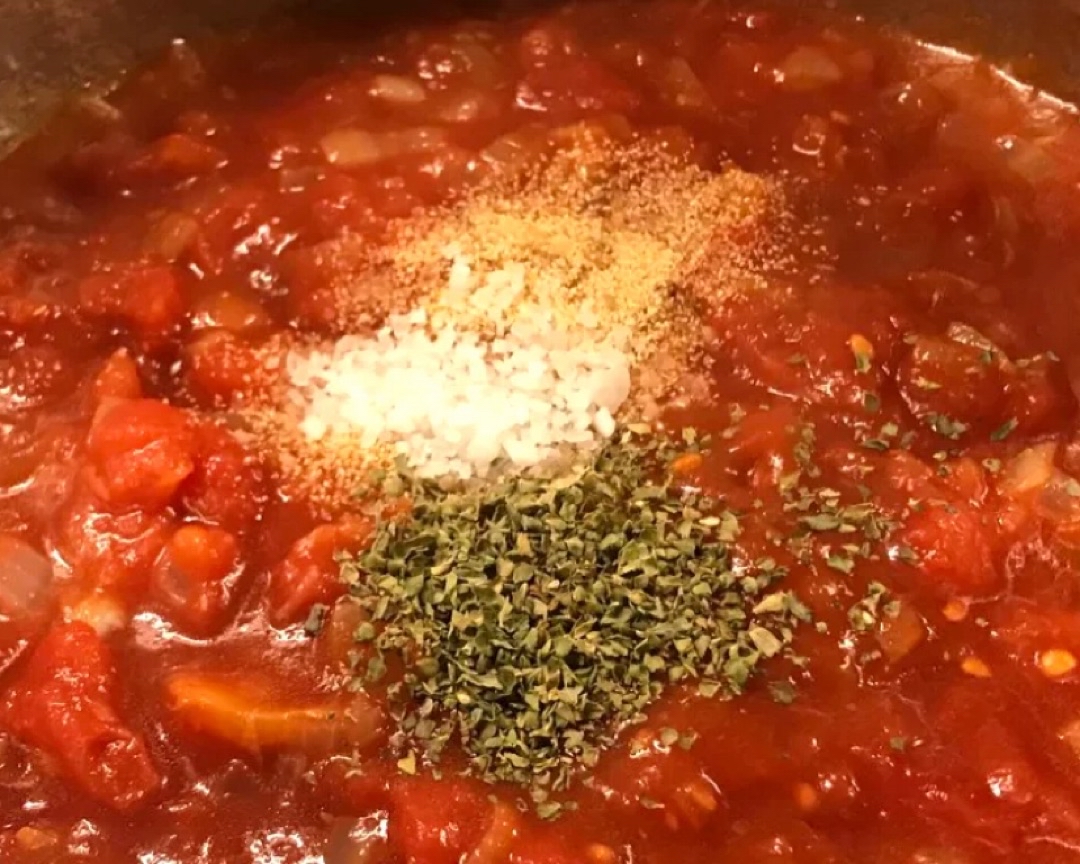 Lasaña de soja texturizada Paso 5