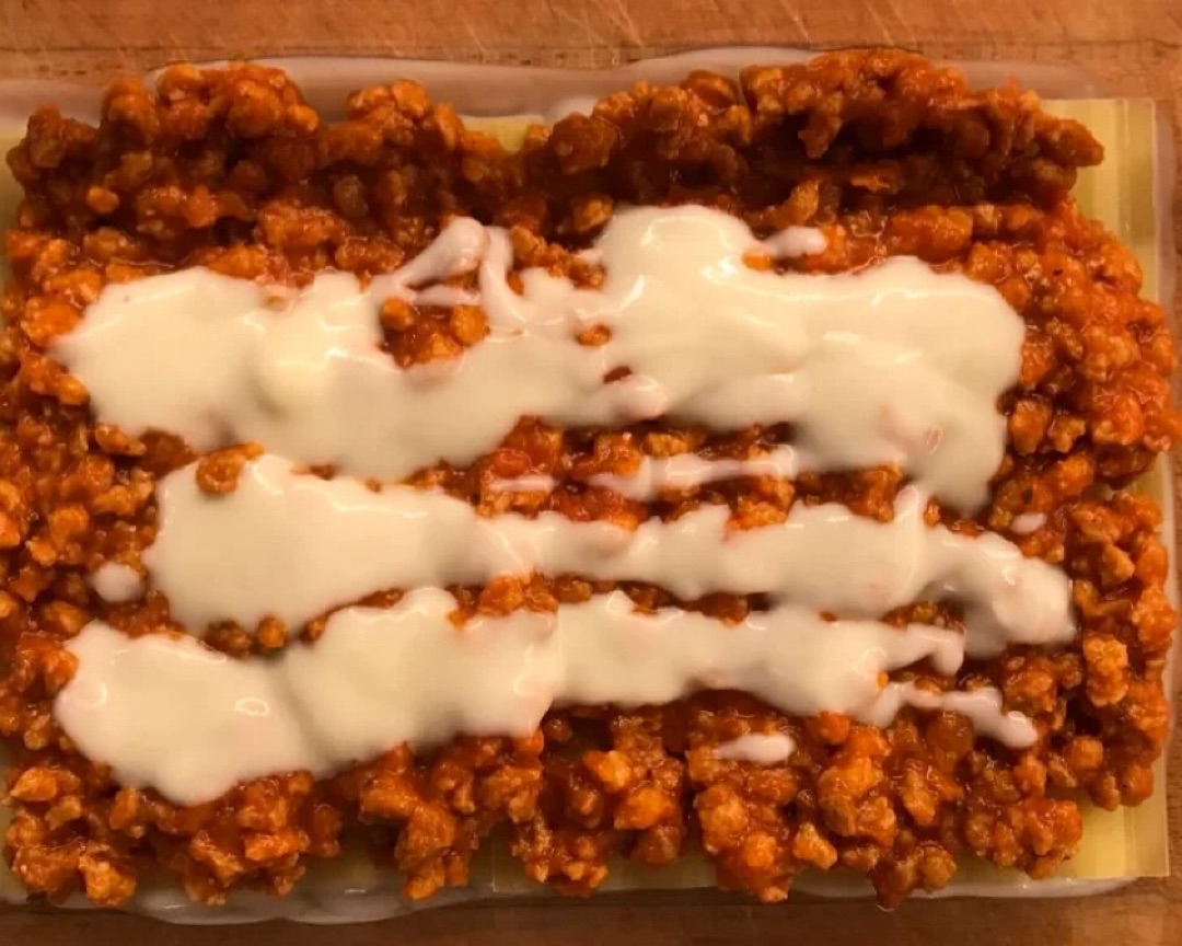 Lasaña de soja texturizada Paso 10