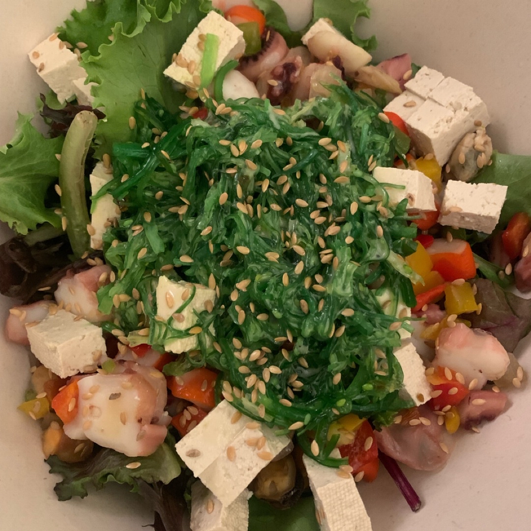 Ensalada exprés SALPICÓN Y WASABI Ensalada exprés SALPICÓN Y WASABI