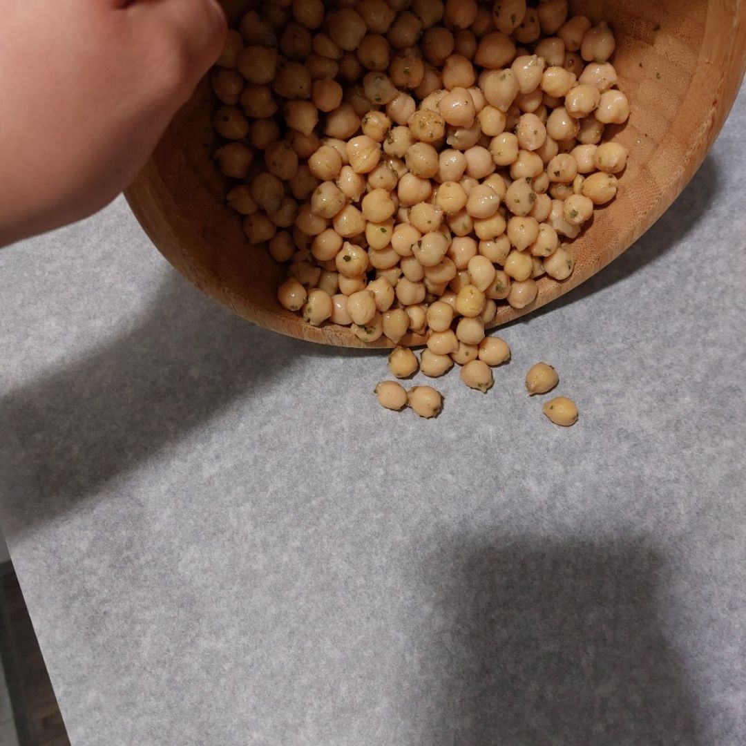 Snacks de garbanzos Paso 2 Snacks de garbanzos Paso 2