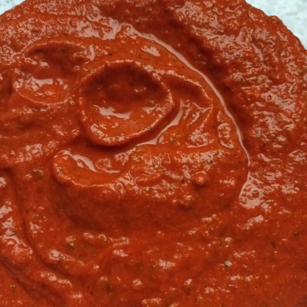 Salsa de pimiento y tomate