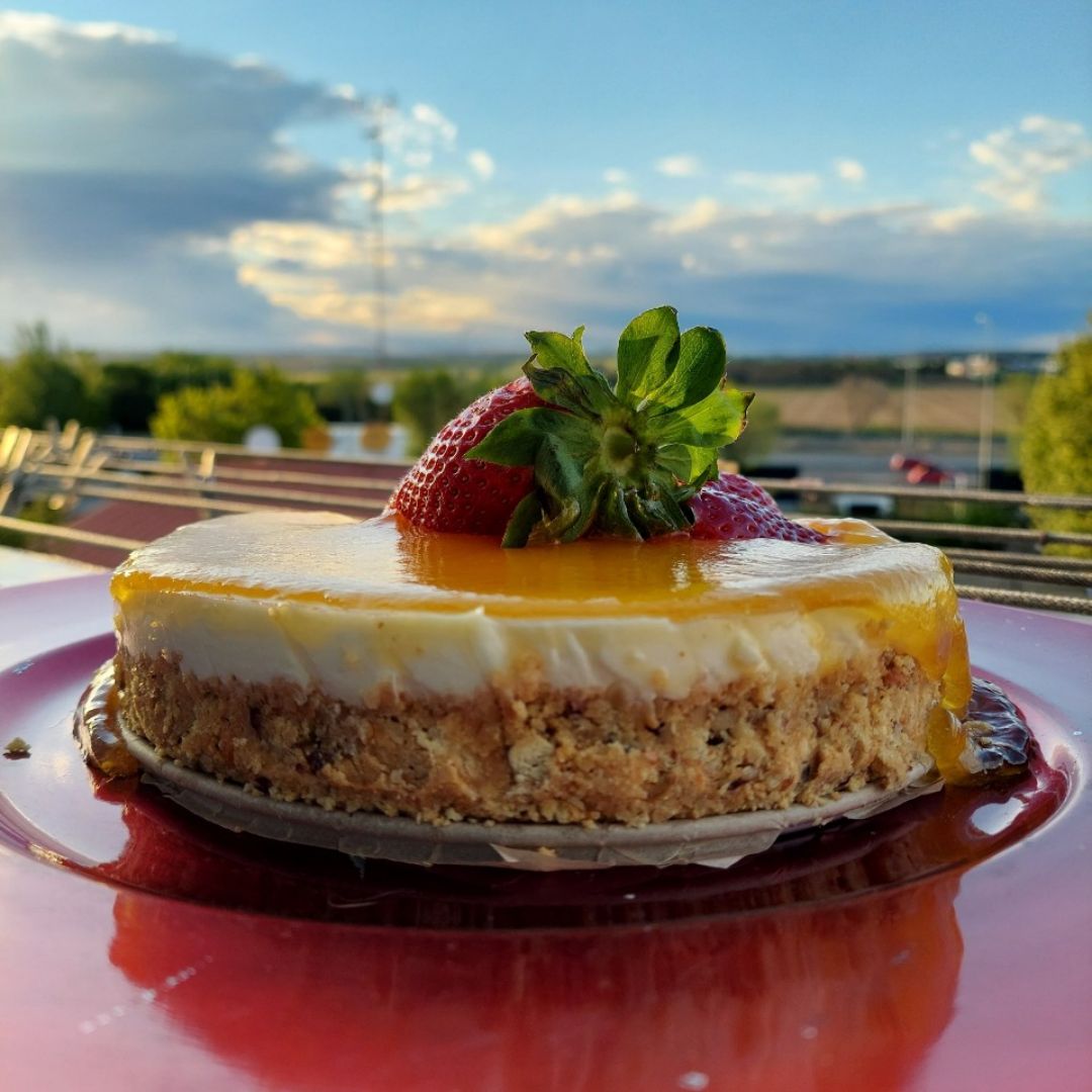 Tarta de queso saludable 