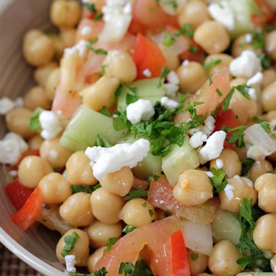Ensalada de garbanzos Ensalada de garbanzos