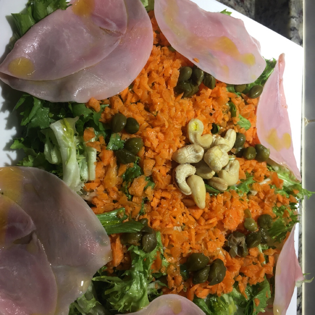 Ensalada escarola mostaza y toque sabor Ensalada escarola mostaza y toque sabor