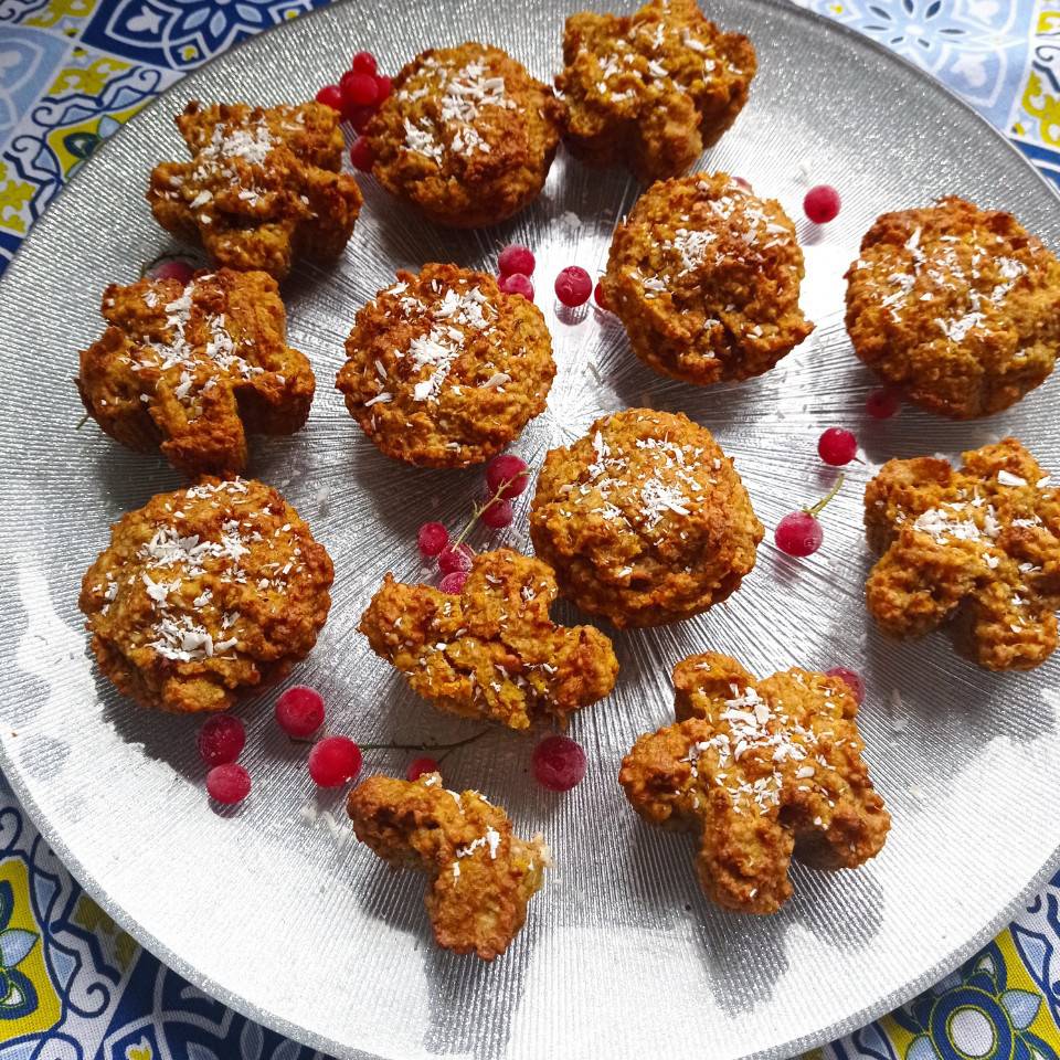 Mini marquesas de calabaza 🎃 saludables 