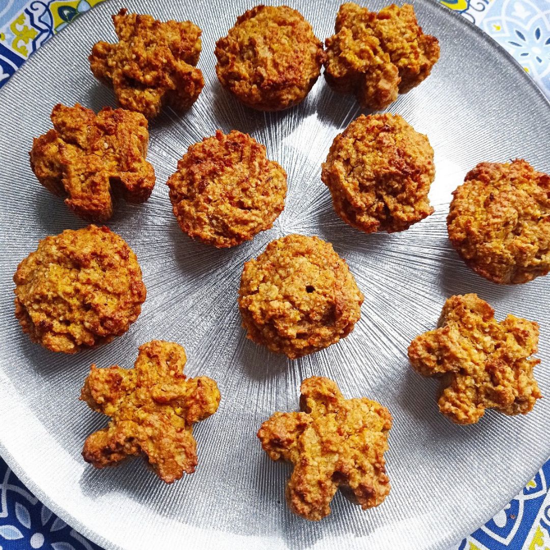 Mini marquesas de calabaza 🎃 saludables Paso 2 Mini marquesas de calabaza 🎃 saludables Paso 2