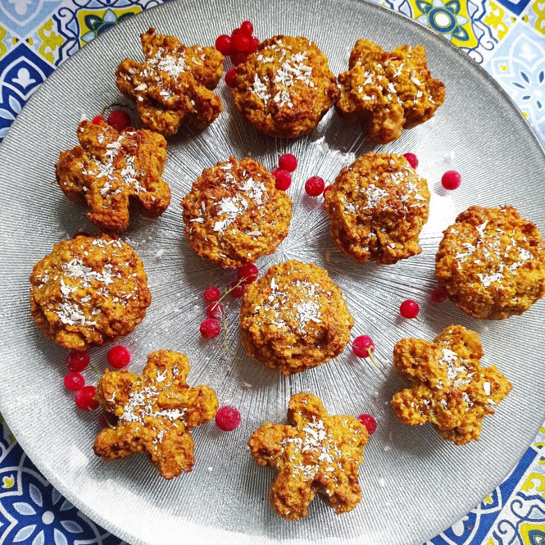 Mini marquesas de calabaza 🎃 saludables Paso 3 Mini marquesas de calabaza 🎃 saludables Paso 3
