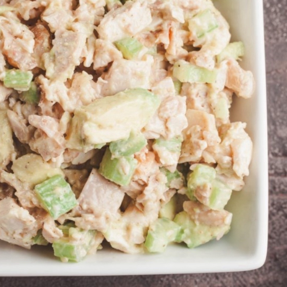 Ensalada keto de pollo Ensalada keto de pollo